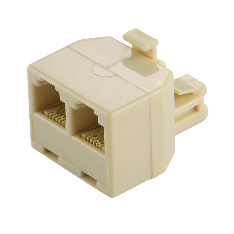 RJ11 Dual Ports Desktop Telephone Extension Cable Extender Connector Adapter -  by buy2fix | Online Shopping UK | buy2fix