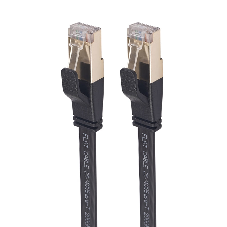 CAT8-2 Double Shielded CAT8 Flat Network LAN Cable, Length: 10m - Lan Cable and Tools by buy2fix | Online Shopping UK | buy2fix