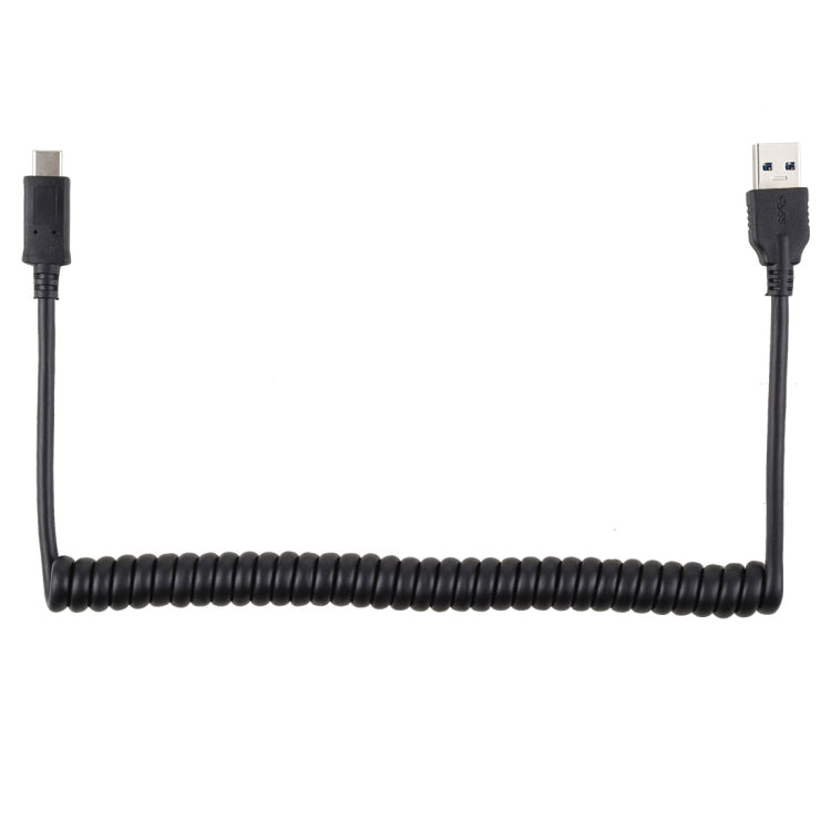 1.5m High Speed USB 3.0 Male to USB-C / Type-C Male Retractable Spring Extension Cable -  by buy2fix | Online Shopping UK | buy2fix