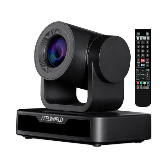 FEELWORLD USB10X 10X Optical Zoom 1080P USB PTZ Video Conference Camera, EU and US Plug(Black) - HD Camera by FEELWORLD | Online Shopping UK | buy2fix