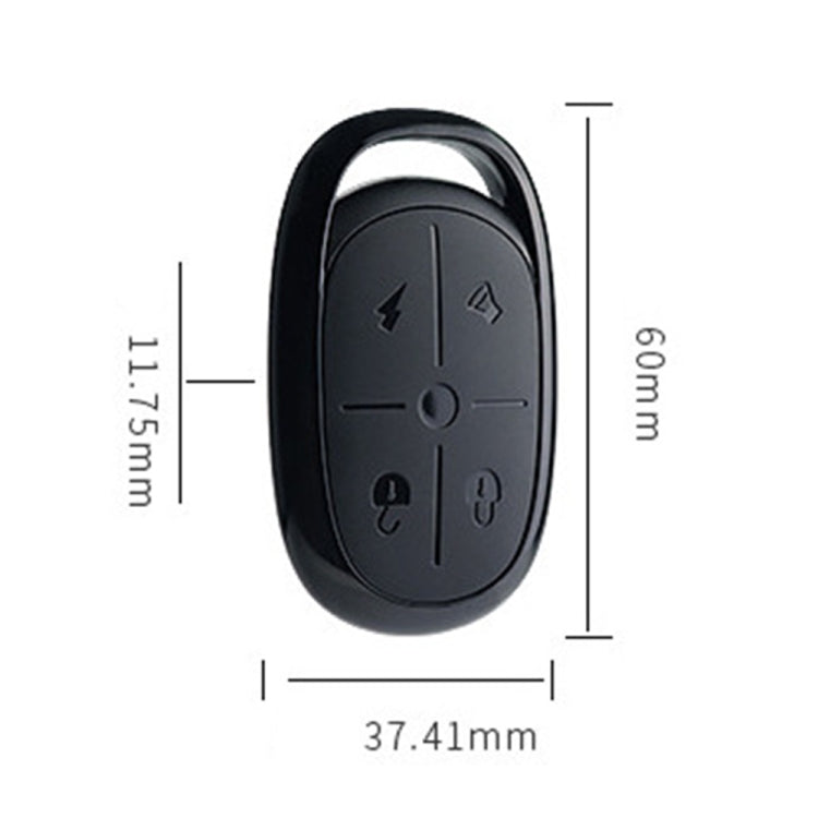 433MHZ 4-button Symbol Style Wireless Copy Style Electric Barrier Garage Door Battery Car Key Remote Controller - Consumer Electronics by buy2fix | Online Shopping UK | buy2fix