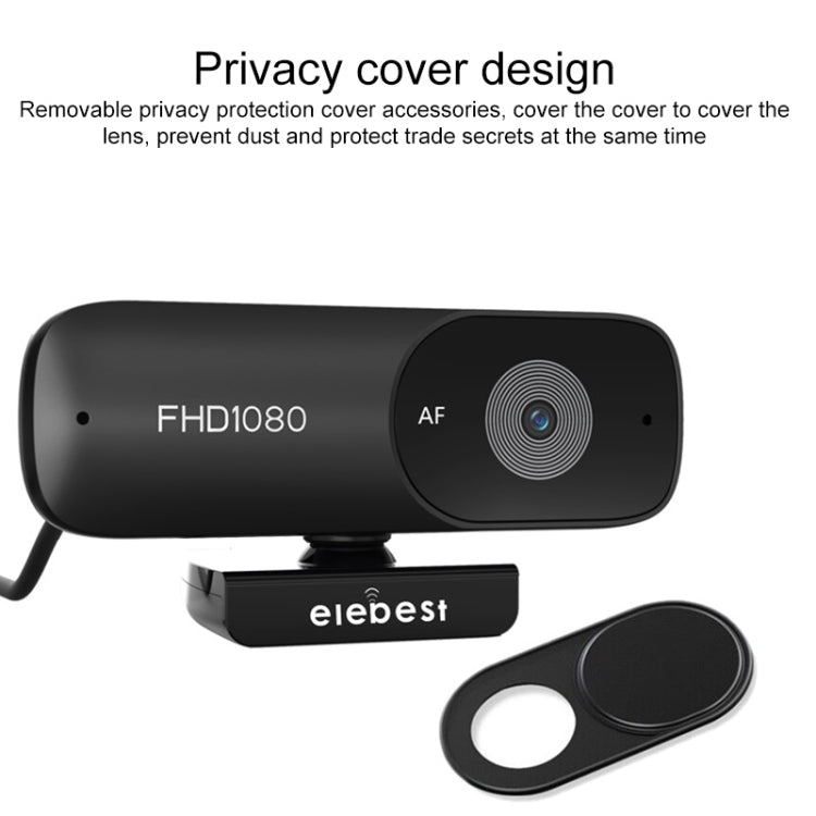 C90 1080P HD Computer Camera Webcam (Black) - HD Camera by buy2fix | Online Shopping UK | buy2fix