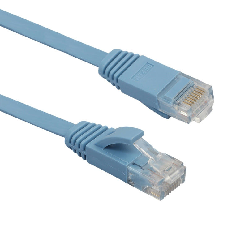 15m CAT6 Ultra-thin Flat Ethernet Network LAN Cable, Patch Lead RJ45 (Blue) -  by buy2fix | Online Shopping UK | buy2fix