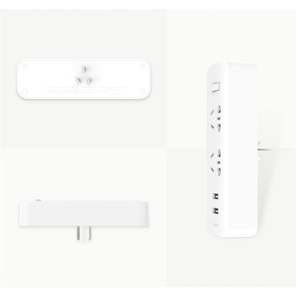 Original Xiaomi Mijia Power Strip Converter Portable Plug Travel Adapter with 5V / 2.1A Dual USB Fast Charging Ports for Home, Office - Smart Socket by Xiaomi | Online Shopping UK | buy2fix