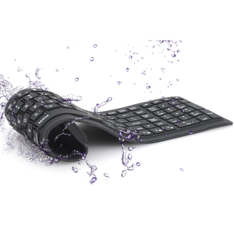 JA-11 108-keys Foldable Silicone Bluetooth Keyboard - Wireless Keyboard by buy2fix | Online Shopping UK | buy2fix