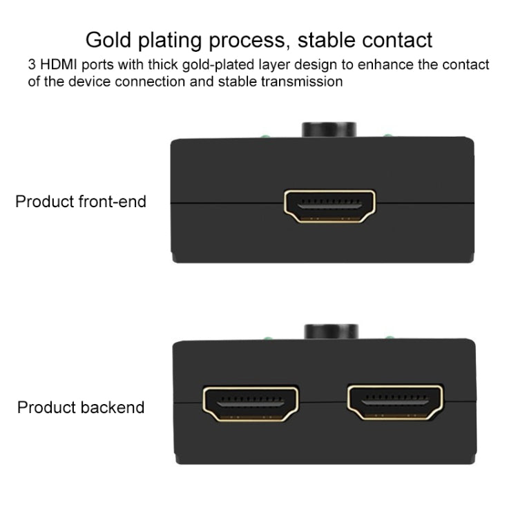 4K HD Video Smart Two-way HDMI Switcher - Switch by buy2fix | Online Shopping UK | buy2fix