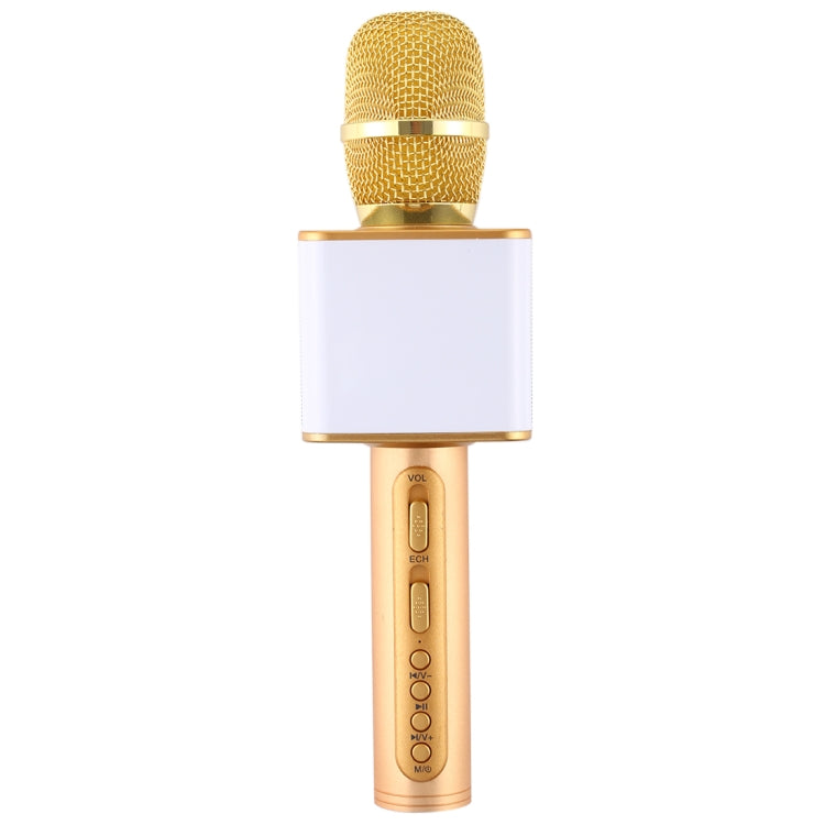 SDRD SD-08 Double Speakers High Sound Quality Handheld KTV Karaoke Recording Bluetooth Wireless Condenser Microphone(Gold) - Consumer Electronics by buy2fix | Online Shopping UK | buy2fix