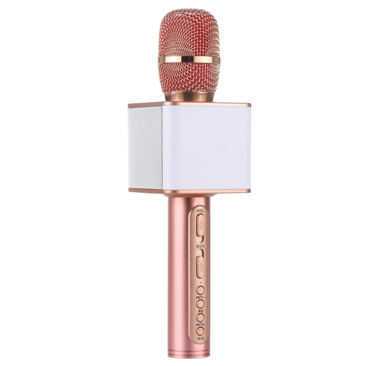 SDRD SD-08 Double Speakers High Sound Quality Handheld KTV Karaoke Recording Bluetooth Wireless Condenser Microphone(Rose Gold) - Consumer Electronics by buy2fix | Online Shopping UK | buy2fix