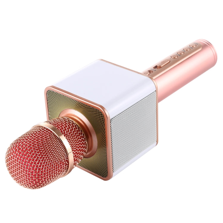 SDRD SD-08 Double Speakers High Sound Quality Handheld KTV Karaoke Recording Bluetooth Wireless Condenser Microphone(Rose Gold) - Consumer Electronics by buy2fix | Online Shopping UK | buy2fix