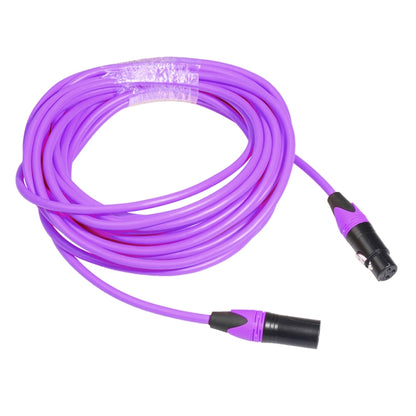 XRL Male to Female Microphone Mixer Audio Cable, Length: 1m (Purple) - Consumer Electronics by buy2fix | Online Shopping UK | buy2fix