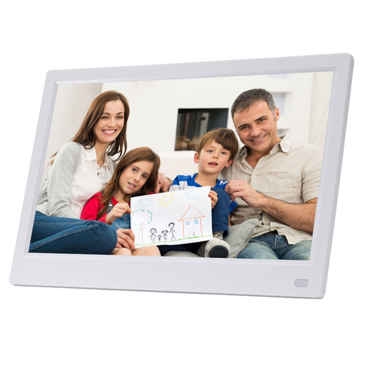 11.6 inch FHD LED Display Digital Photo Frame with Holder & Remote Control, MSTAR V56 Program, Support USB / SD Card Input (White) - Consumer Electronics by buy2fix | Online Shopping UK | buy2fix