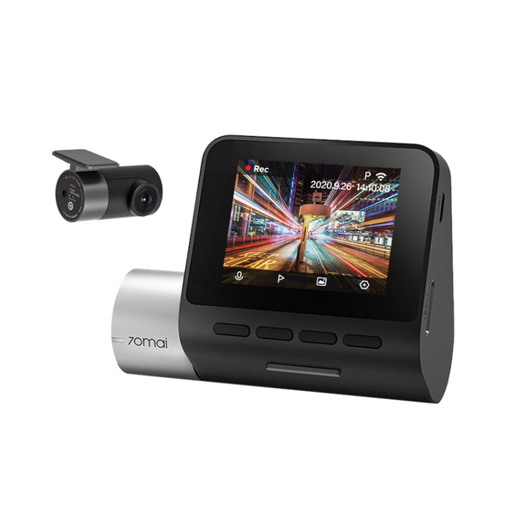 [HK Warehouse] Xiaomi 70mai Dash Cam A500S-1 Dual Camera Car 2 inch 2.7K 1944P Dash Camera, Support WiFi & GPS & Night Vision, International Edition - Car DVRs by buy2fix | Online Shopping UK | buy2fix