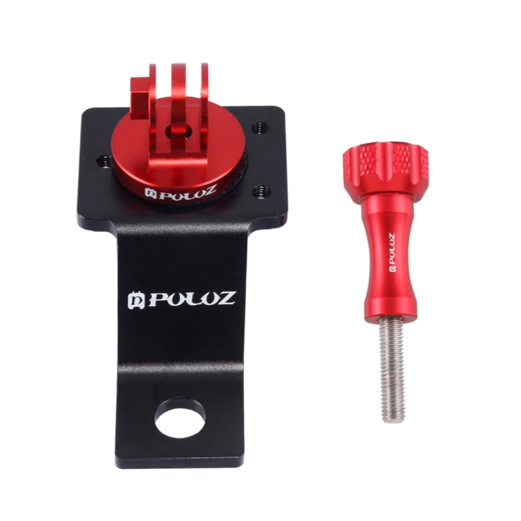 PULUZ Aluminum Alloy Motorcycle Fixed Holder Mount with Tripod Adapter & Screw for GoPro Hero11 Black / HERO10 Black /9 Black /8 Black /7 /6 /5 /5 Session /4 Session /4 /3+ /3 /2 /1, DJI Osmo Action and Other Action Cameras(Red) - DJI & GoPro Accessories by PULUZ | Online Shopping UK | buy2fix