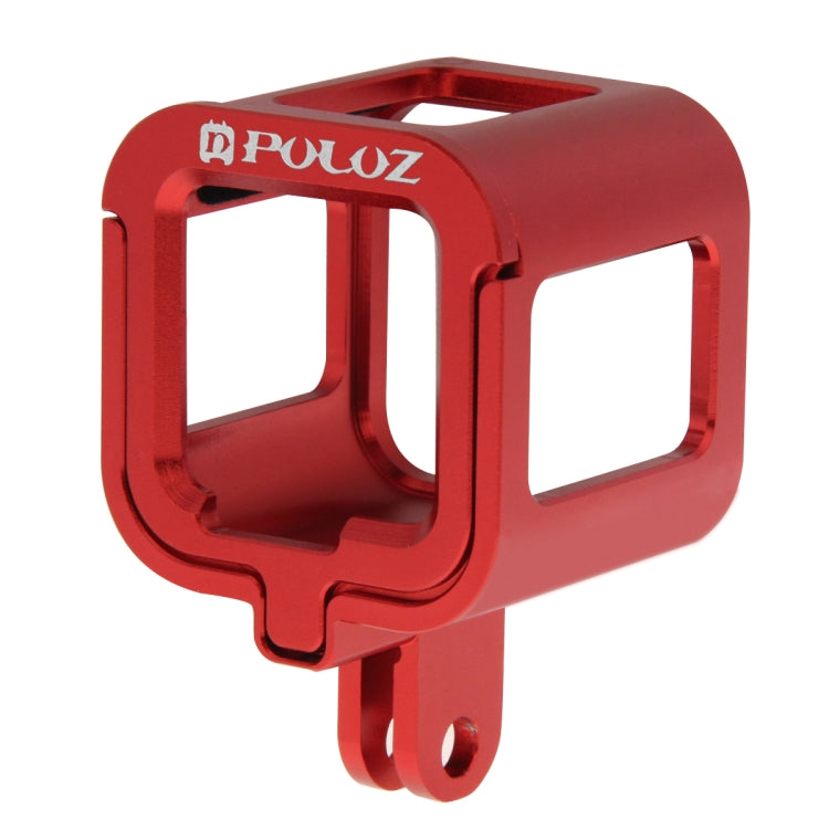 PULUZ Housing Shell CNC Aluminum Alloy Protective Cage with Insurance Frame for GoPro HERO5 Session /HERO4 Session /HERO Session(Red) - Metal Cases by PULUZ | Online Shopping UK | buy2fix