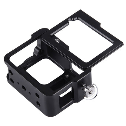 PULUZ Housing Shell CNC Aluminum Alloy Protective Cage with Insurance Frame & 52mm UV Lens for GoPro HERO(2018) /7 Black /6 /5(Black) - DJI & GoPro Accessories by PULUZ | Online Shopping UK | buy2fix