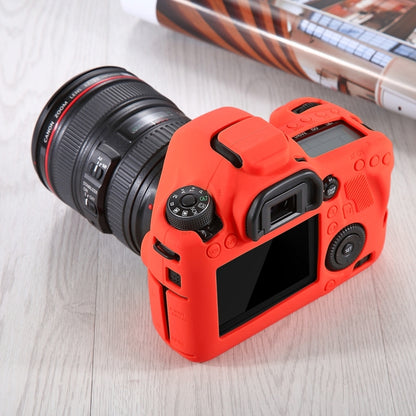 PULUZ Soft Silicone Protective Case for Canon EOS 6D(Red) - Protective Case by PULUZ | Online Shopping UK | buy2fix