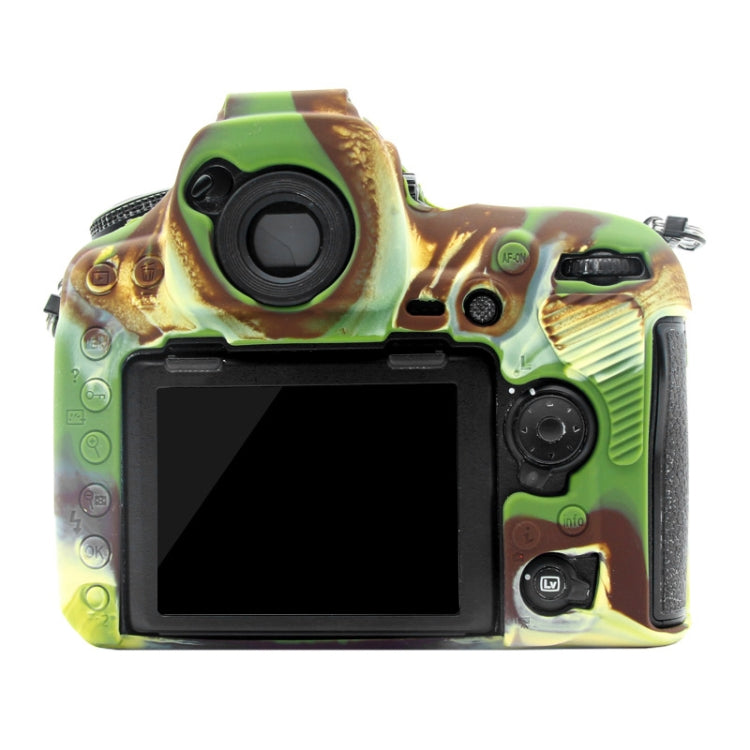 PULUZ Soft Silicone Protective Case for Nikon D850(Camouflage) - Protective Case by PULUZ | Online Shopping UK | buy2fix