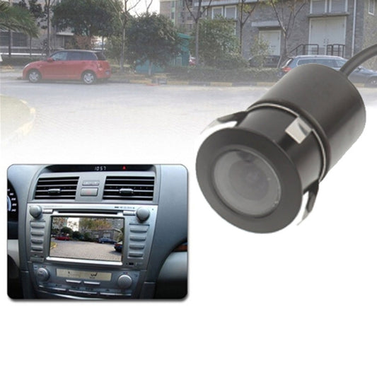 LED Sensor Car Rear View Camera, Support Color Lens/120 Degrees Viewable / Waterproof & Night Sensor function, Diameter: 24mm (E301)(Black) - In Car by buy2fix | Online Shopping UK | buy2fix