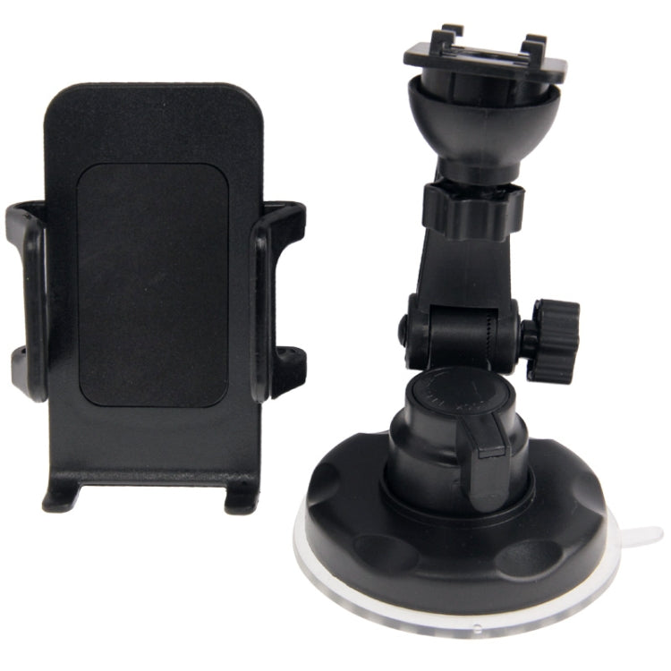 Universal 360 Degree Rotation Suction Cup Car Holder / Desktop Stand for iPhone, Galaxy, Sony, Lenovo, HTC, Huawei, and other Smartphones of Width: 4.5cm - 7.4cm(Black) - Car Holders by buy2fix | Online Shopping UK | buy2fix