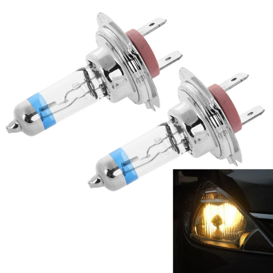 2 PCS H7 12V / 55W / 4300K / 2100lm Xenon Car Headlight Bulbs, Warm White - In Car by buy2fix | Online Shopping UK | buy2fix