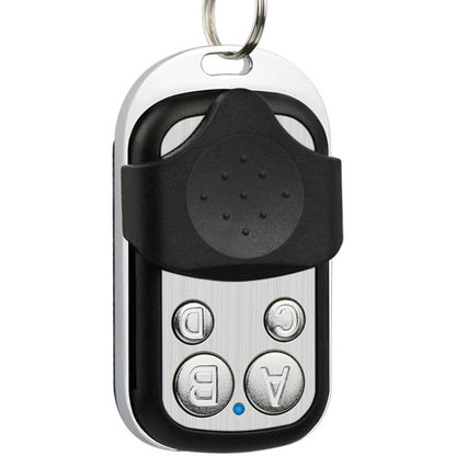 433MHz Metal Wireless Learning Code 4 Keys Remote Control (Black + Silver) - Consumer Electronics by buy2fix | Online Shopping UK | buy2fix