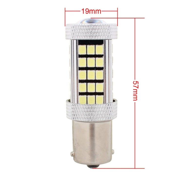 2 PCS 1156/BA15S 12.6W 630LM 6500K White Light 2835 SMD 66 LED Car Brake / Steering Light, DC12V - In Car by buy2fix | Online Shopping UK | buy2fix