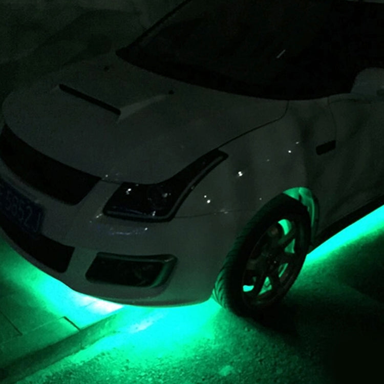 5 PCS 120cm 60 LED Waterproof Flexible Car Strip Light, DC 12V(Green Light) - In Car by buy2fix | Online Shopping UK | buy2fix