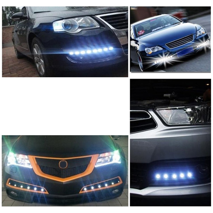 2 PCS 2x 3W  Waterproof Eagle Eye light  White LED Light for Vehicles, Cable Length: 60cm(Blue Light) - In Car by buy2fix | Online Shopping UK | buy2fix