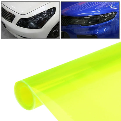 Protective Decoration Flash Point Car Light Membrane /Lamp Sticker, Size: 195cm x 30cm (Fluorescent Green) - Auto Film by buy2fix | Online Shopping UK | buy2fix