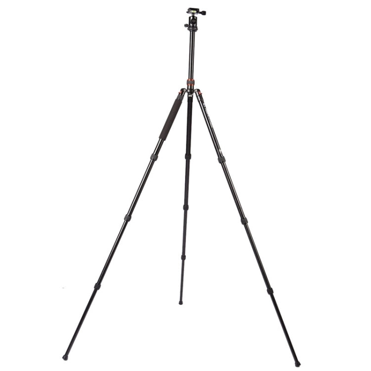 Triopo MT-2504C Adjustable Portable Aluminum Tripod (Gold) with NB-1S Ball Head (Black) for Canon Nikon Sony DSLR Camera - Tripods by TRIOPO | Online Shopping UK | buy2fix