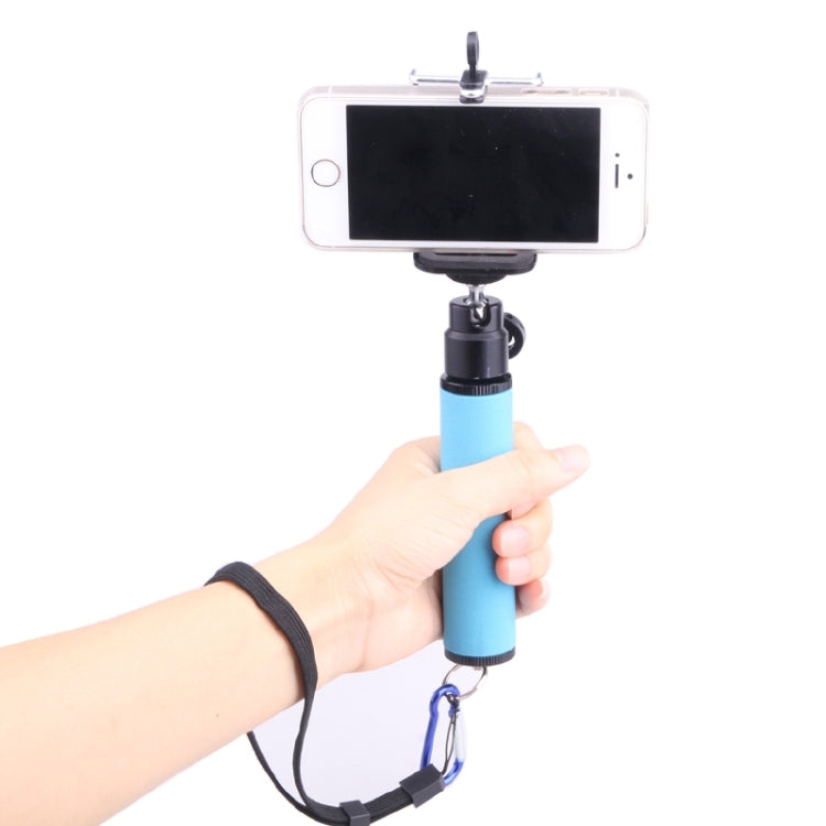 LED Flash Light Holder Sponge Steadicam Handheld Monopod with Gimbal for SLR Camera(Blue) - Camera Accessories by buy2fix | Online Shopping UK | buy2fix