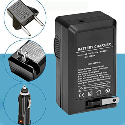 Digital Camera Battery Charger for Panasonic BLB13(Black) - Battery Car Charger by buy2fix | Online Shopping UK | buy2fix