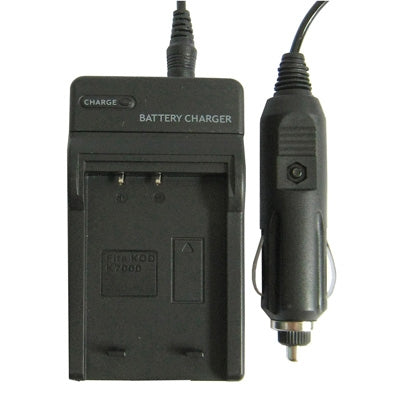 Digital Camera Battery Charger for KODAK K7000(Black) - Battery Car Charger by buy2fix | Online Shopping UK | buy2fix