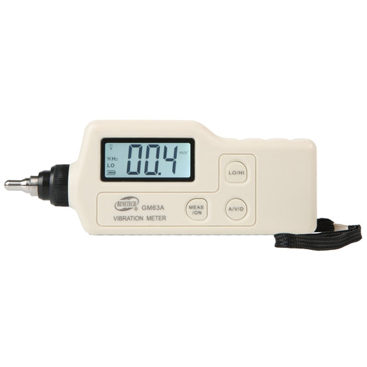 BENETECH GM63A Vibration Meter Digital Tester Vibrometer Analyzer Acceleration Velocity(White) - Other Tester Tool by BENETECH | Online Shopping UK | buy2fix