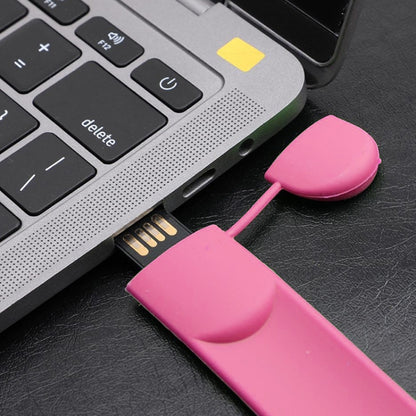 Silicone Bracelet USB Flash Disk with 4GB Memory(Pink) - USB Flash Drives by buy2fix | Online Shopping UK | buy2fix