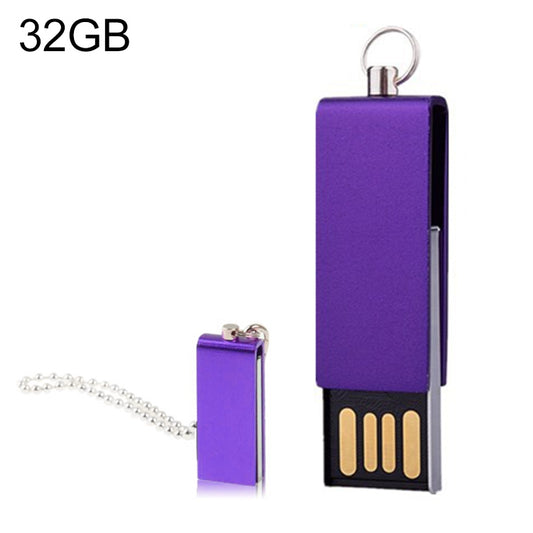 Mini Rotatable USB Flash Disk (32GB), Purple - USB Flash Drives by buy2fix | Online Shopping UK | buy2fix