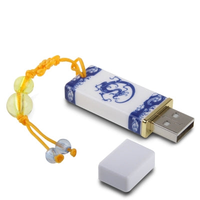 Blue and White Porcelain Series 8GB USB Flash Disk - Computer & Networking by buy2fix | Online Shopping UK | buy2fix