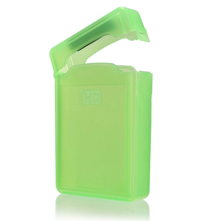 3.5 inch Hard Drive Disk HDD SATA IDE Plastic Storage Box Enclosure Case(Green) - HDD Enclosure by buy2fix | Online Shopping UK | buy2fix