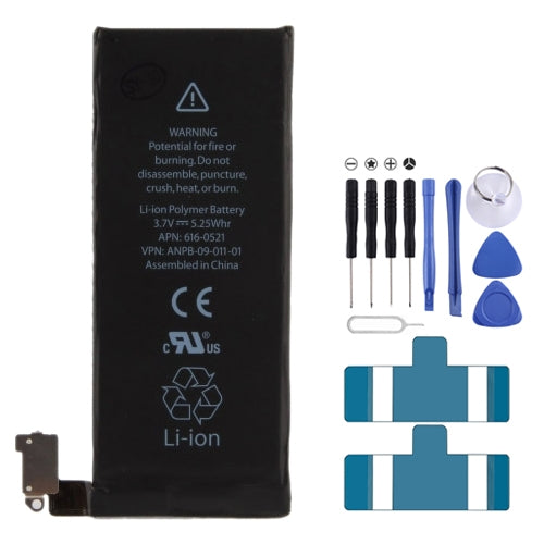 1420mAh Battery for iPhone 4 - For iPhone by buy2fix | Online Shopping UK | buy2fix