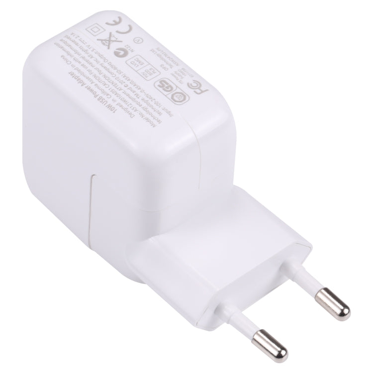 10W USB Power Adapter  Travel Charger(EU Plug) - Apple Accessories by buy2fix | Online Shopping UK | buy2fix