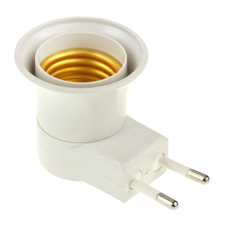 E27 to EU Plug Lamp Bulb Socket with Power Switch - LED Light by buy2fix | Online Shopping UK | buy2fix