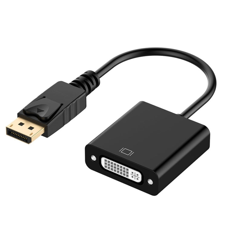 DisplayPort Male to DVI 24+5 Female Adapter, Cable Length: 12cm(Black) -  by buy2fix | Online Shopping UK | buy2fix