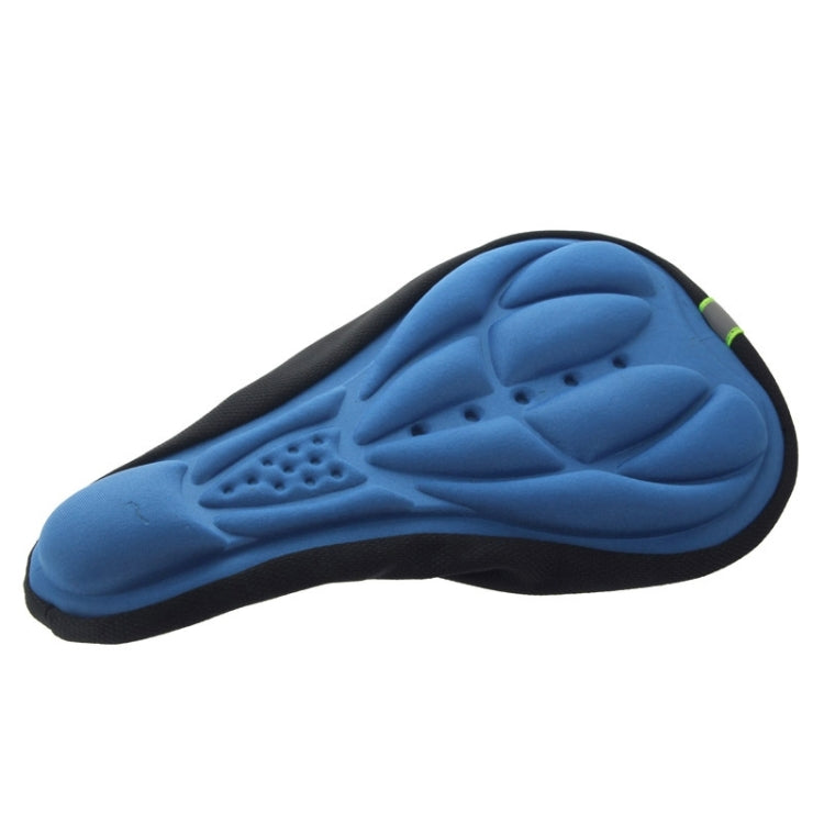 3D Silicone Lycra Nylon & Gel Pad Bicycle Seat Saddle Cover, Soft Cushion Fits for Kinds of Bikes(Blue) - Outdoor & Sports by buy2fix | Online Shopping UK | buy2fix