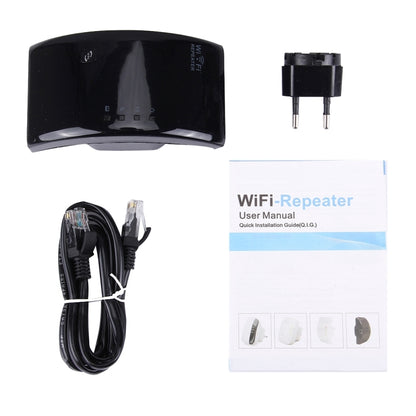 300Mbps Wireless-N WIFI 802.11n Repeater Range Expander(Black) -  by buy2fix | Online Shopping UK | buy2fix