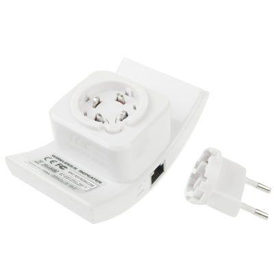 300Mbps Wireless-N WIFI 802.11n Repeater Range Expander (WS-WN518W2)(White) - Powerline Network Adapters by buy2fix | Online Shopping UK | buy2fix