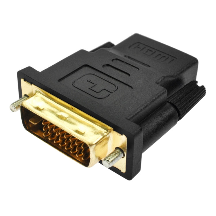 DVI-D 24+1 Pin Male to HDMI 19 Pin Female Adapter for Monitor / HDTV - Computer & Networking by buy2fix | Online Shopping UK | buy2fix