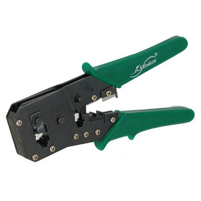 RJ45-RJ12-RJ11 crimping tools(Green) - Lan Cable and Tools by buy2fix | Online Shopping UK | buy2fix