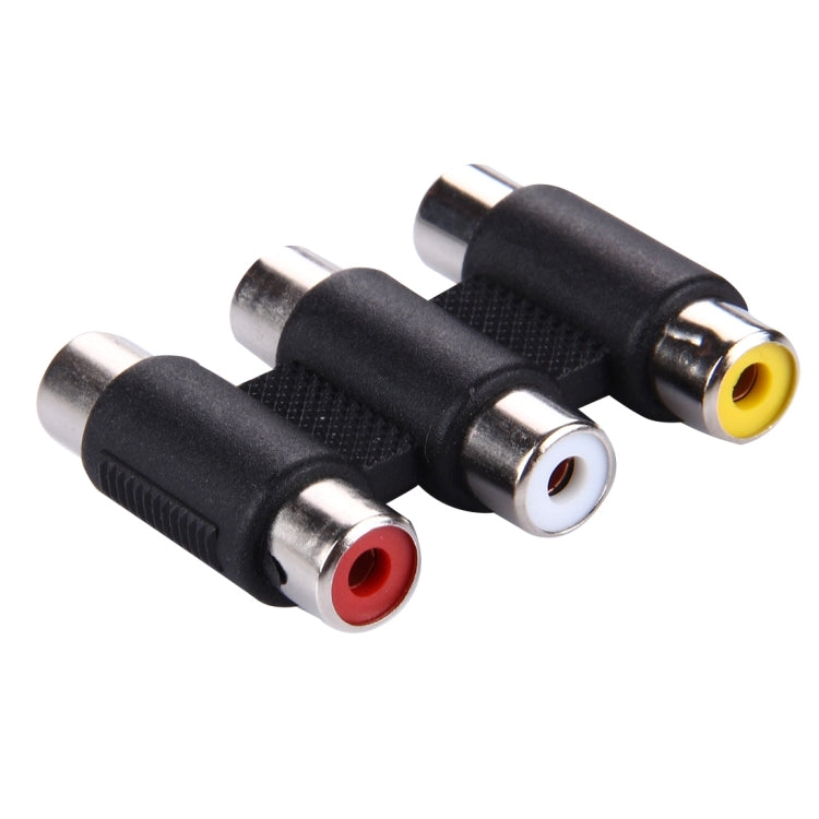 Audio + Video Female to Female Connector(Black) - Computer & Networking by buy2fix | Online Shopping UK | buy2fix