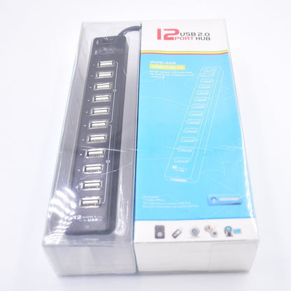 12-Port USB 2.0 HUB，Suitable for Notebook / Netbook(White) - USB 2.0 HUB by buy2fix | Online Shopping UK | buy2fix