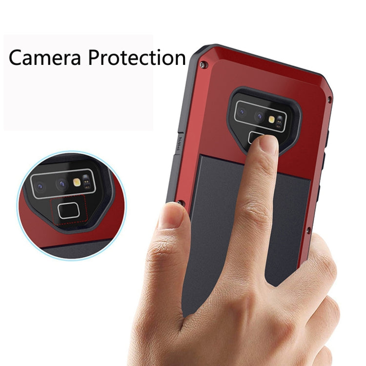 Metal Shockproof Daily Waterproof Protective Case for Galaxy Note 9(Red) - Samsung Accessories by buy2fix | Online Shopping UK | buy2fix